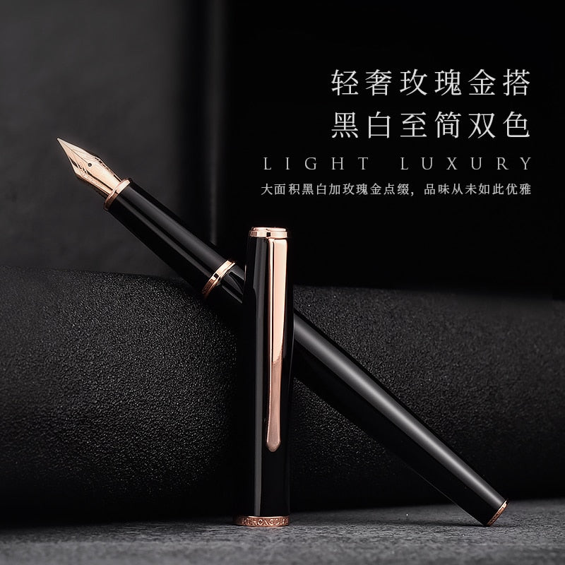 LT Hongdian 920 Rose Gold Fountain Pen - Elegant Writing Instrument