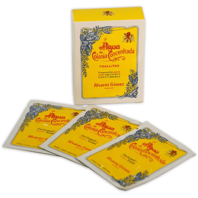 Toallitas Perfumadas Agua De Colonia Concentrada Para Hombre - 10 Sachets