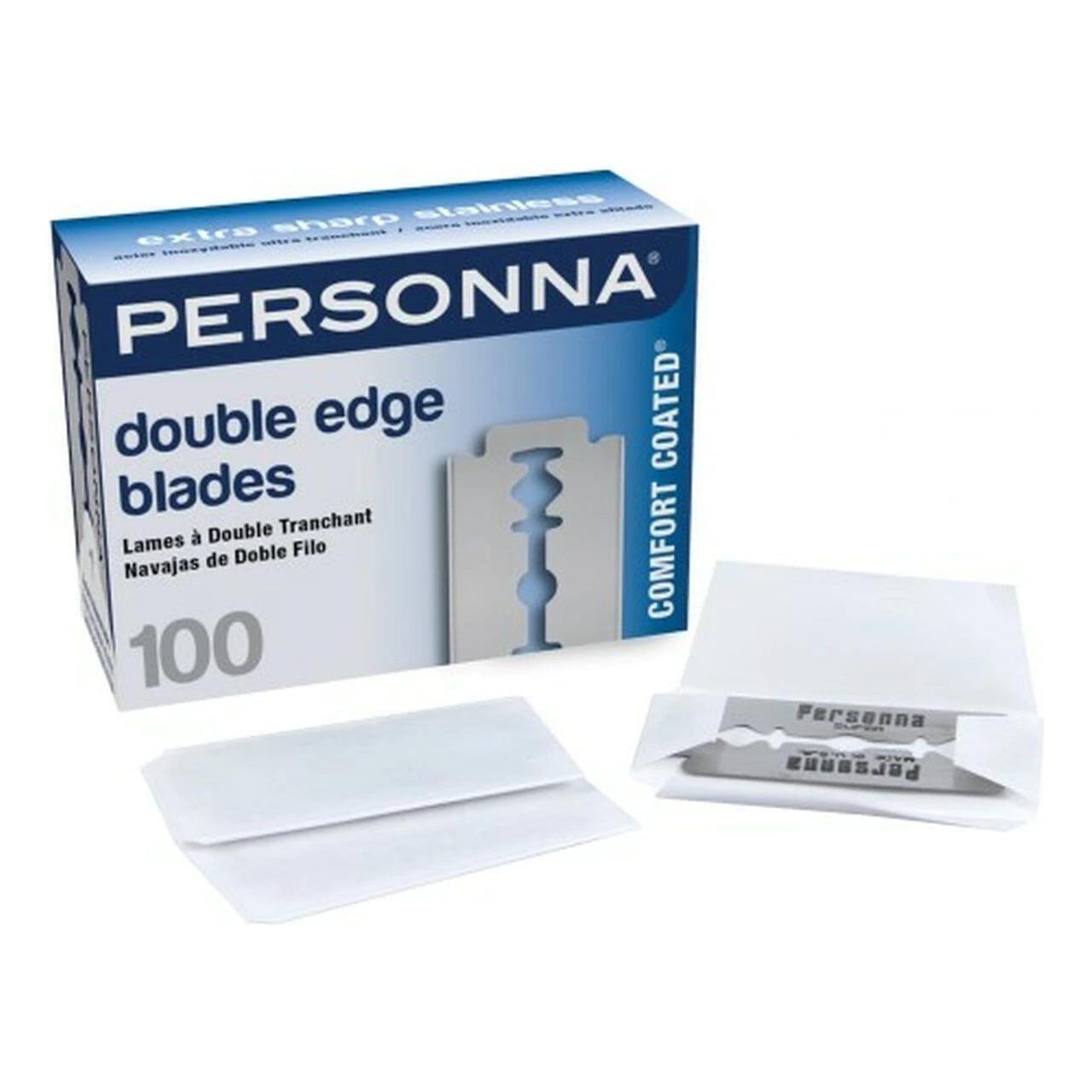 Personna Double Edge Stainless Steel Blades - 100 Count