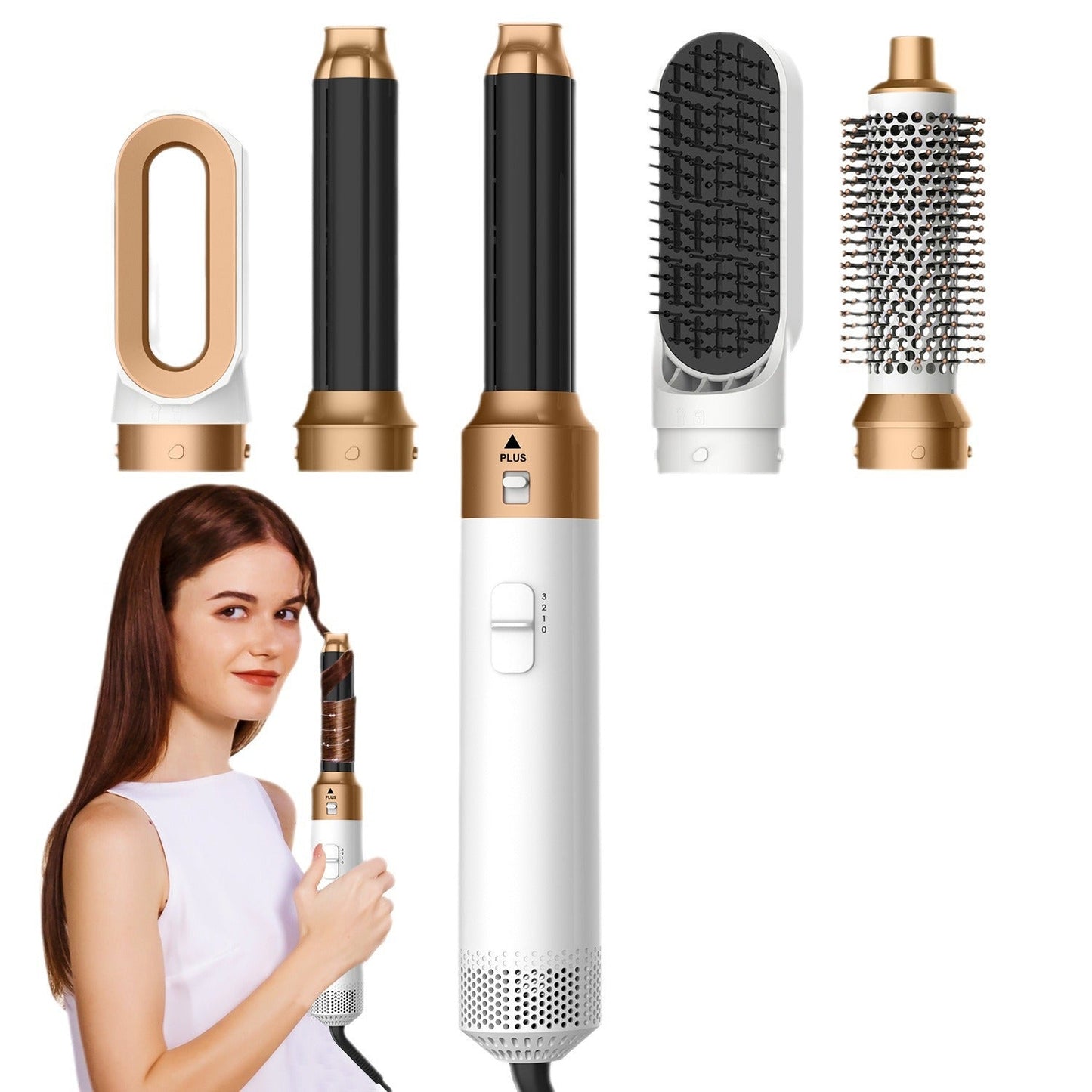 Brosse à cheveux professionnelle 5 en 1