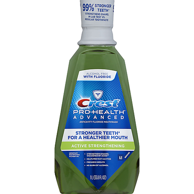 Enjuague bucal Crest Pro-Health Advanced Active Strengthening 1 L