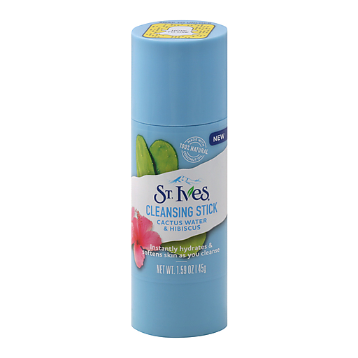 St Ives Hidratación Agua de Cactus y Hibisco Stick Limpiador - 1.59oz