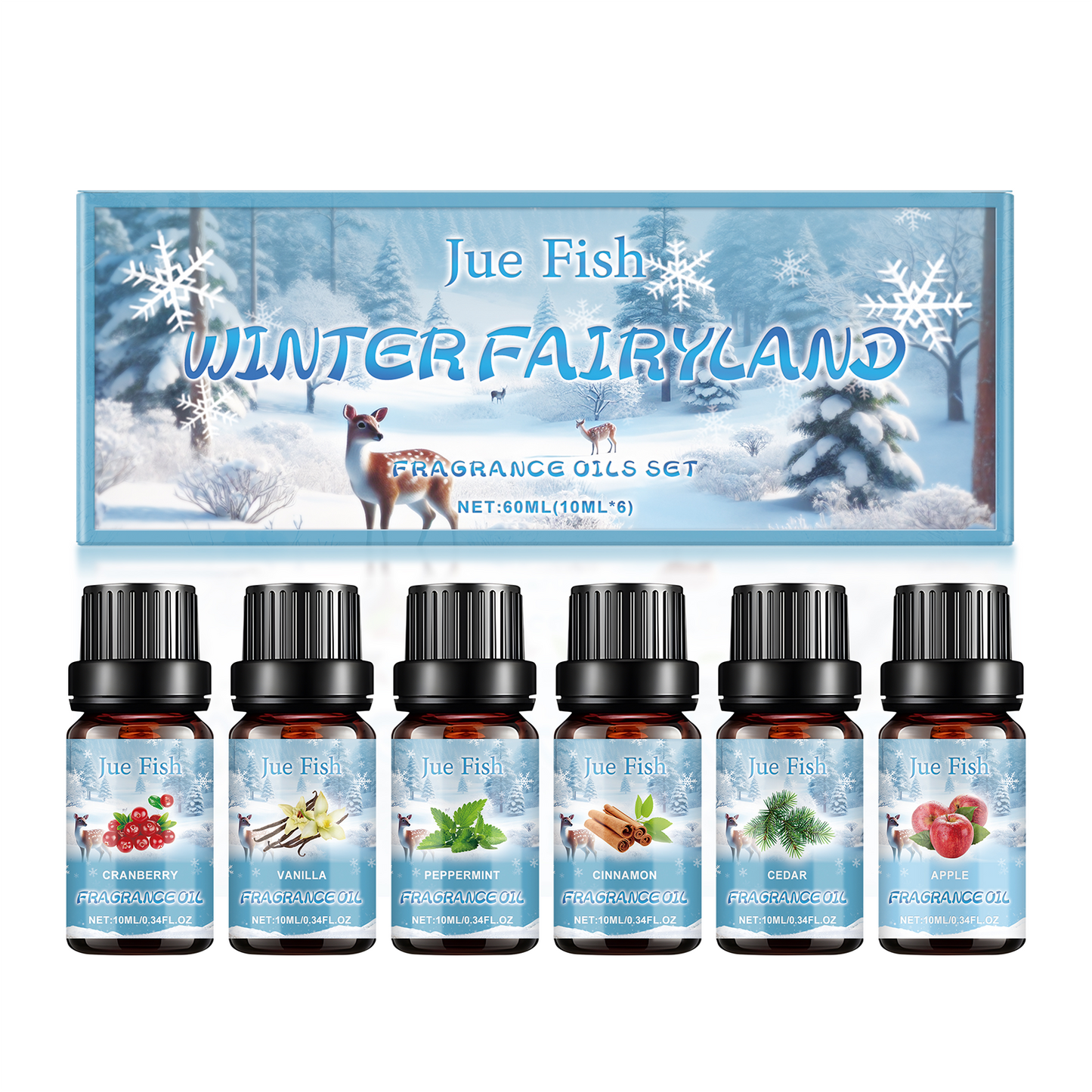 Winter Aromatherapy Oil Set, Humidifier Fragrance Essential Oil Freshens The Air And Keeps The Room Warm In Winter - Korvel