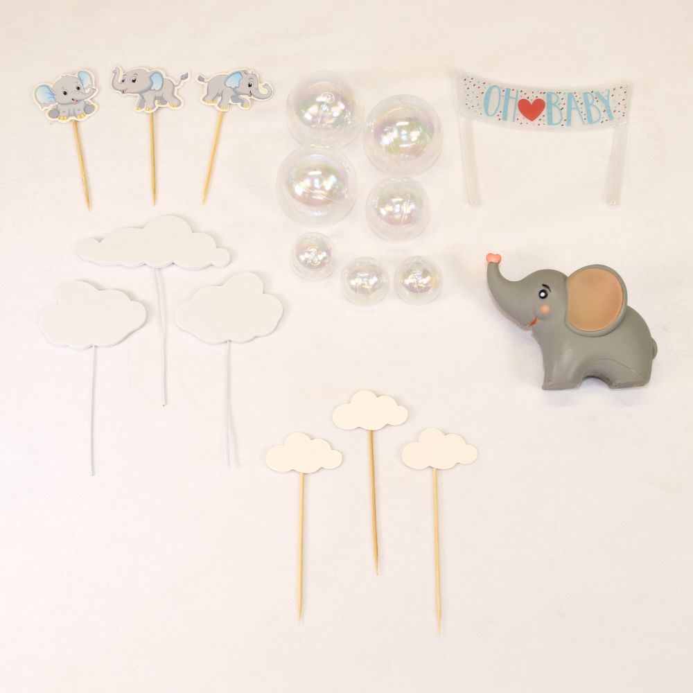 Kit de Suministros para Fiesta de Elefante Bebé