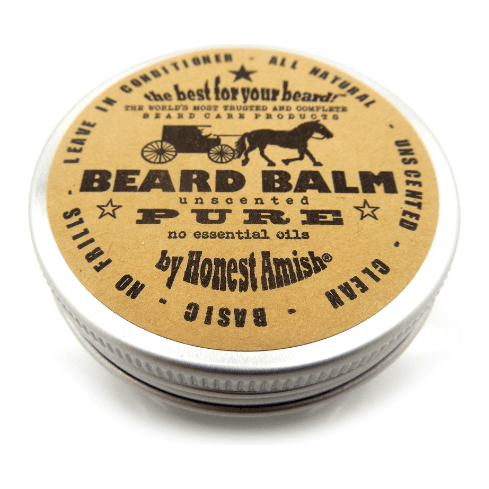 Honest Amish Bálsamo para Barba Puro Sin Fragancia - 2 oz