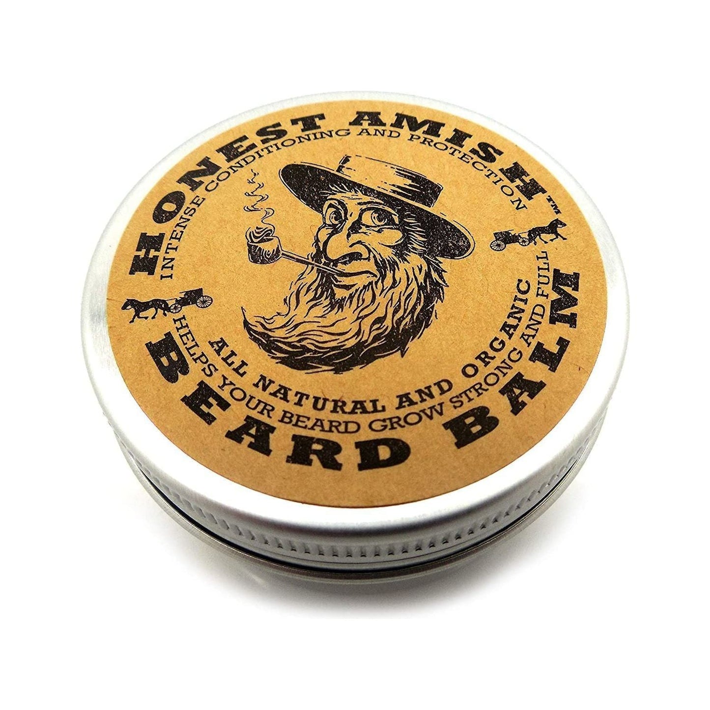 Honest Amish Beard Balm - 2 Oz Premium Conditioning Formula