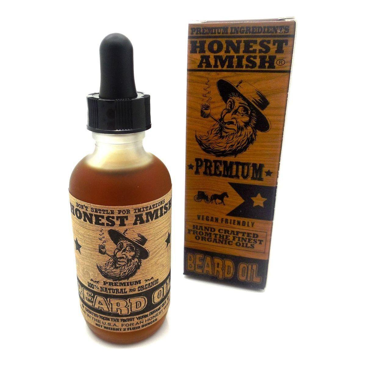 Honest Amish Premium Beard Oil - 2 Oz