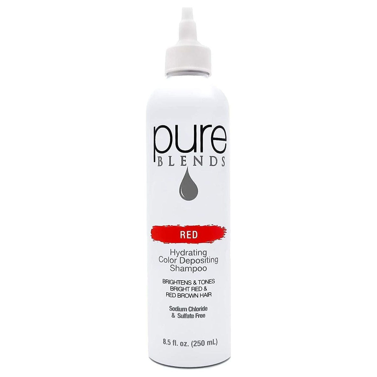 Champú Depositor de Color Hidratante Pure Blends - Rojo 8.5 oz