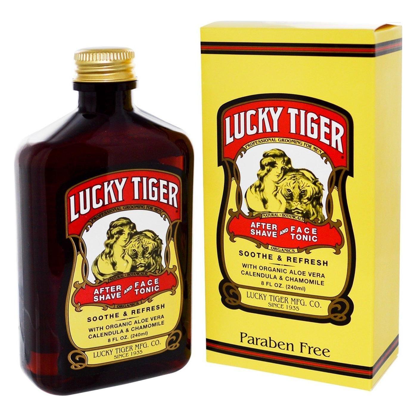 Lucky Tiger Après-Rasage et Tonique Visage - 8 fl oz