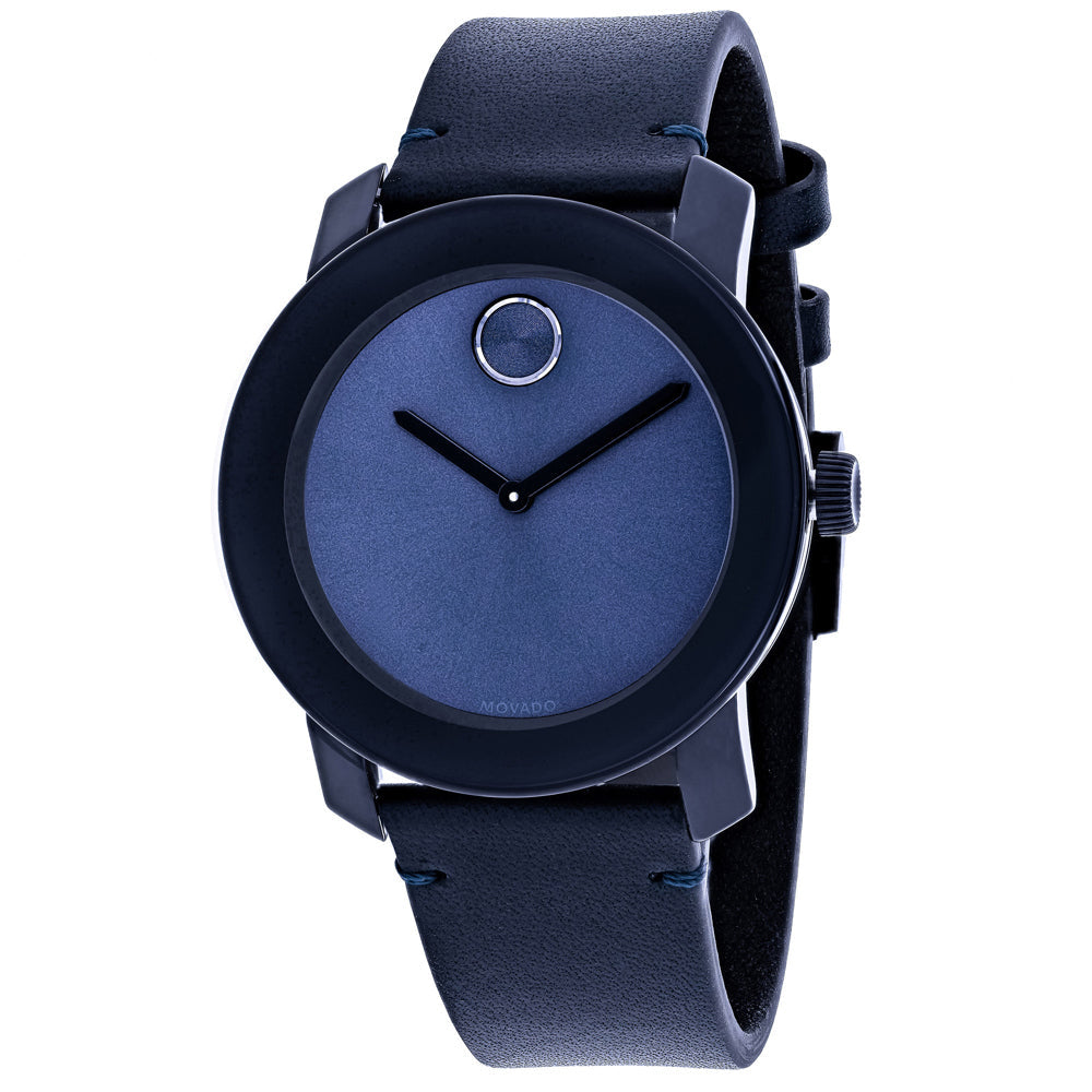 Montre Movado pour homme Bold avec cadran bleu