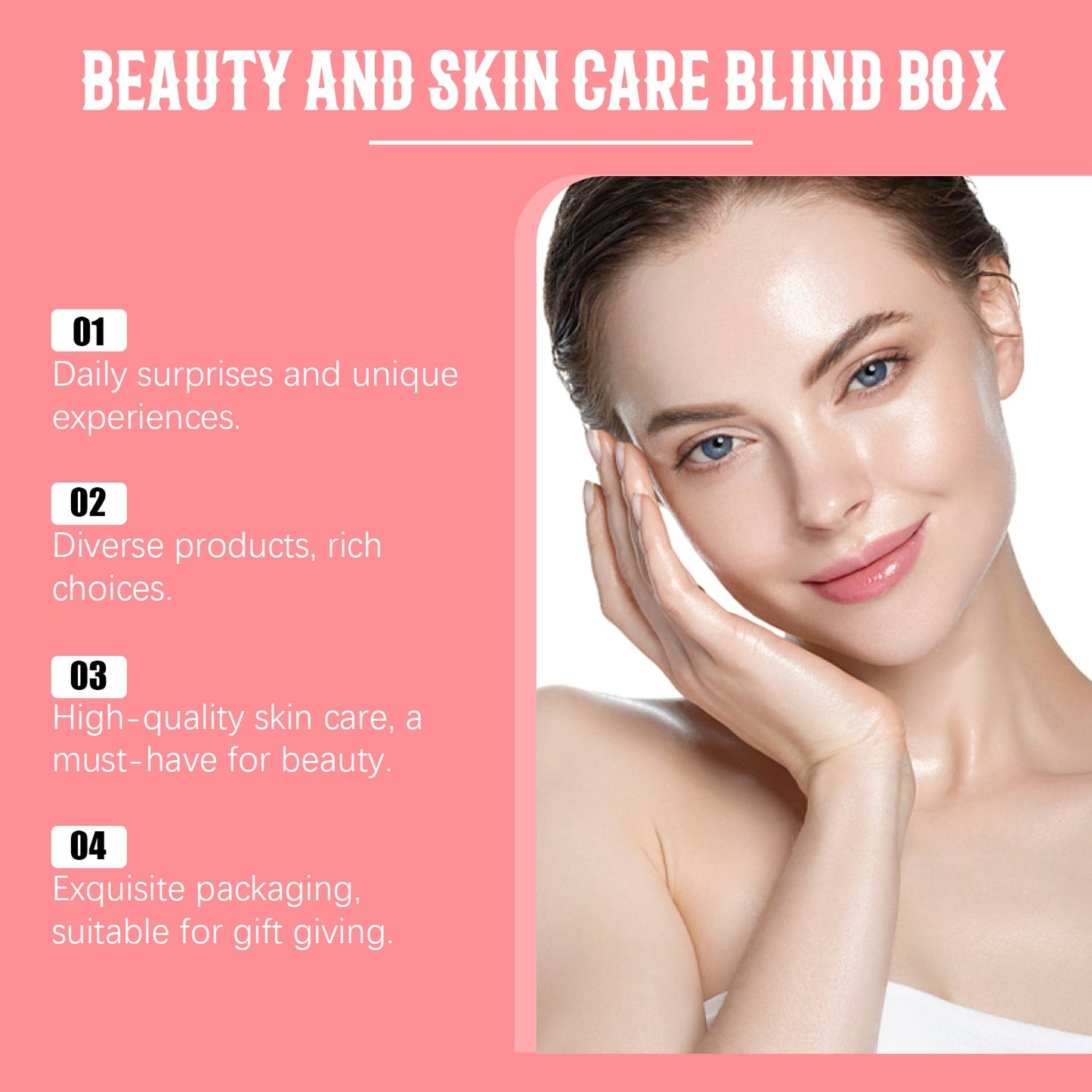 24 Grid Beauty Surprise Box for Skin Care