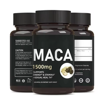 Maca Capsules root herbal supplement maca extract energy stamina maca root extract capsules - Korvel