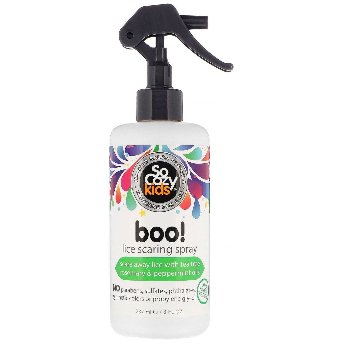 Boo!!! Spray Sin Enjuague 8oz - Cuidado del Cabello Premium