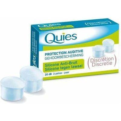 Bouchons d'oreilles Quies Protection Auditive - Confort Discret (3 Paires)