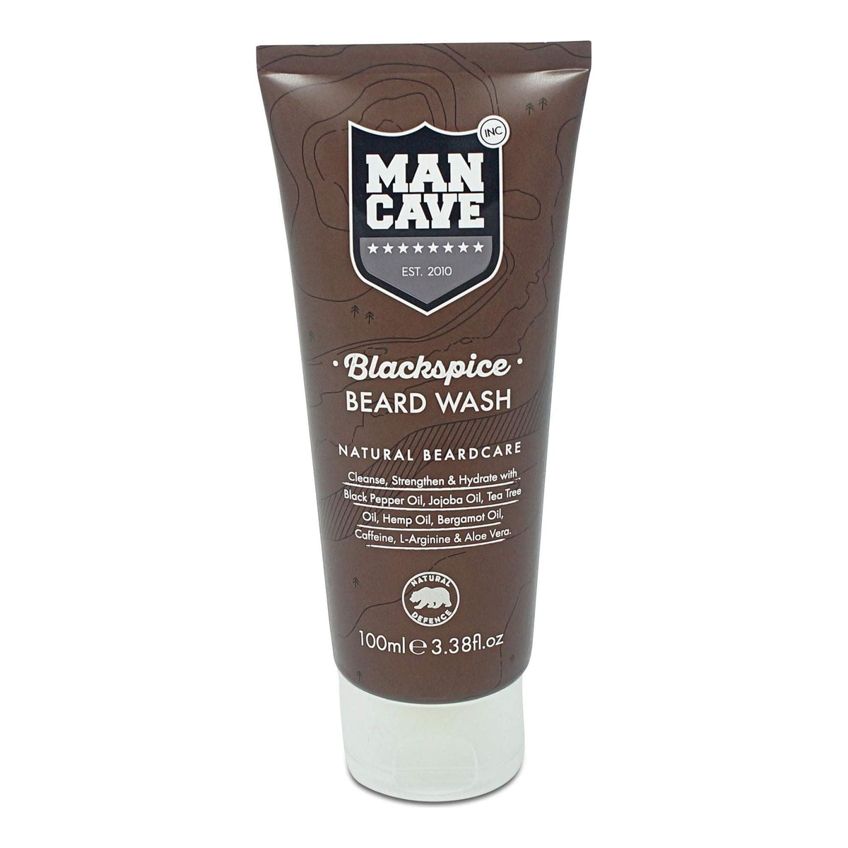 Mancave Jabón para Barba Black Spice - 3.3 Oz