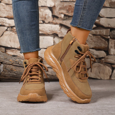 Botas de Senderismo Forradas de Forro Polar con Suela Gruesa Premium