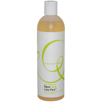 DevaCare Low-Poo No-Fade Nettoyant Doux à Mousse Légère - 12 oz