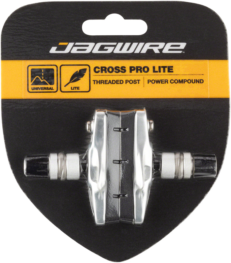 Jagwire Cross Pro Brake Pads - Threaded Post Silver