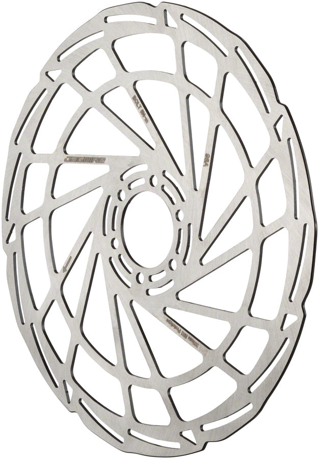 Rotor de freno de disco Jagwire Sport SR1 - 203mm 6-Bolt Plata