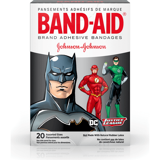 Band-Aid Brand Adhesive Bandages - DC Comics Justice League