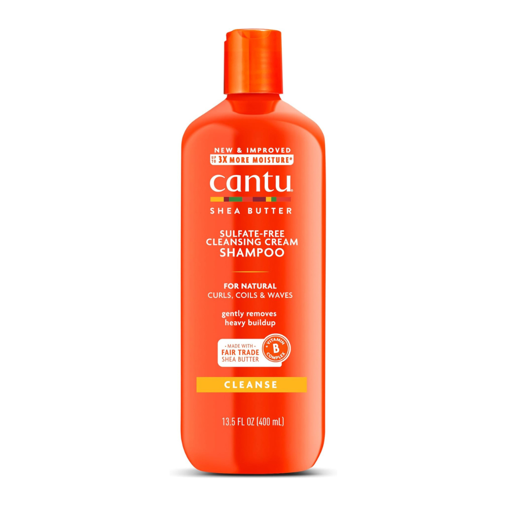Shampoing Crème Nettoyant Sans Sulfates Cantu au Beurre de Karité - 13,5 fl oz
