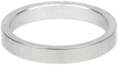 Wolf Tooth Precision Headset Stack Spacer - 5mm Raw Silver