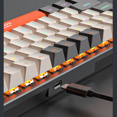 Teclado mecánico personalizado con múltiples opciones de interruptores