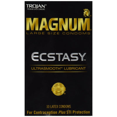 Préservatifs Trojan Magnum Ecstasy Grande Taille Lubrifiés