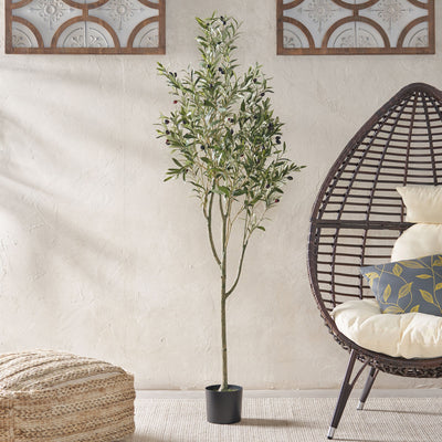180CM ARTIFICIAL OLIVE TREE - Korvel