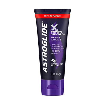 Astroglide X Gel - Premium Silicone Personal Lubricant, 3 Oz