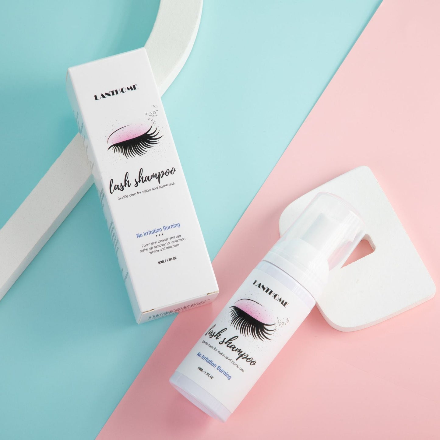 Lian Biquan Eyelash Shampoo Mousse for Gentle Cleansing