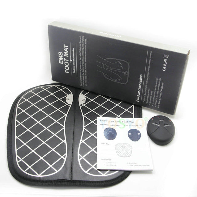 Electric EMS Foot Massager Pad for Relaxation