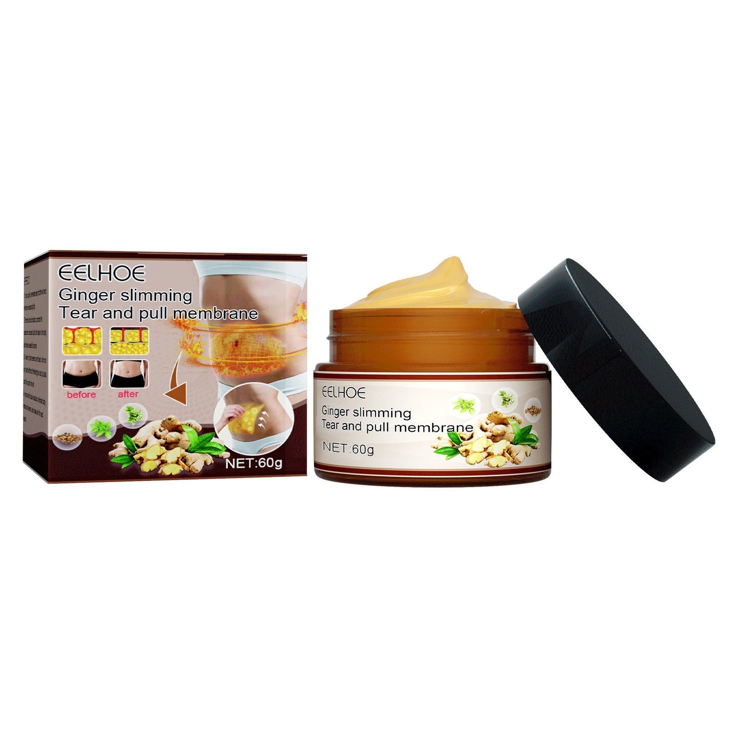 Ginger Infused Body Shaping Film for Firming & Relaxation