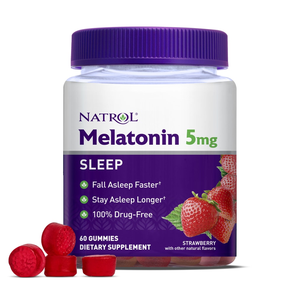 Gomitas de Melatonina Natrol – 5 mg Sabor Fresa
