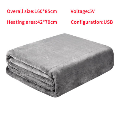 USB Electric Blanket - Cozy Flannel Comfort