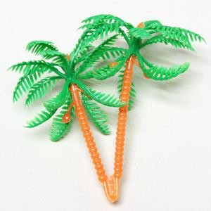 Twin Tropical Palm Trees -3" - 12 Count or 144 Count - Korvel