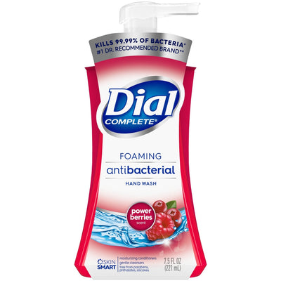 Dial Complete Antibacterial Foaming Hand Wash - Power Berries, 7.5 Oz