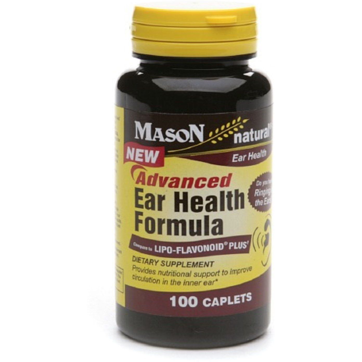 Mason Natural Formule Avancée de Santé de l'Oreille - 100 Capsules