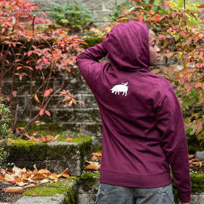 Chitlins Inspired Maroon Hoodie - Embrace Creativity - Korvel