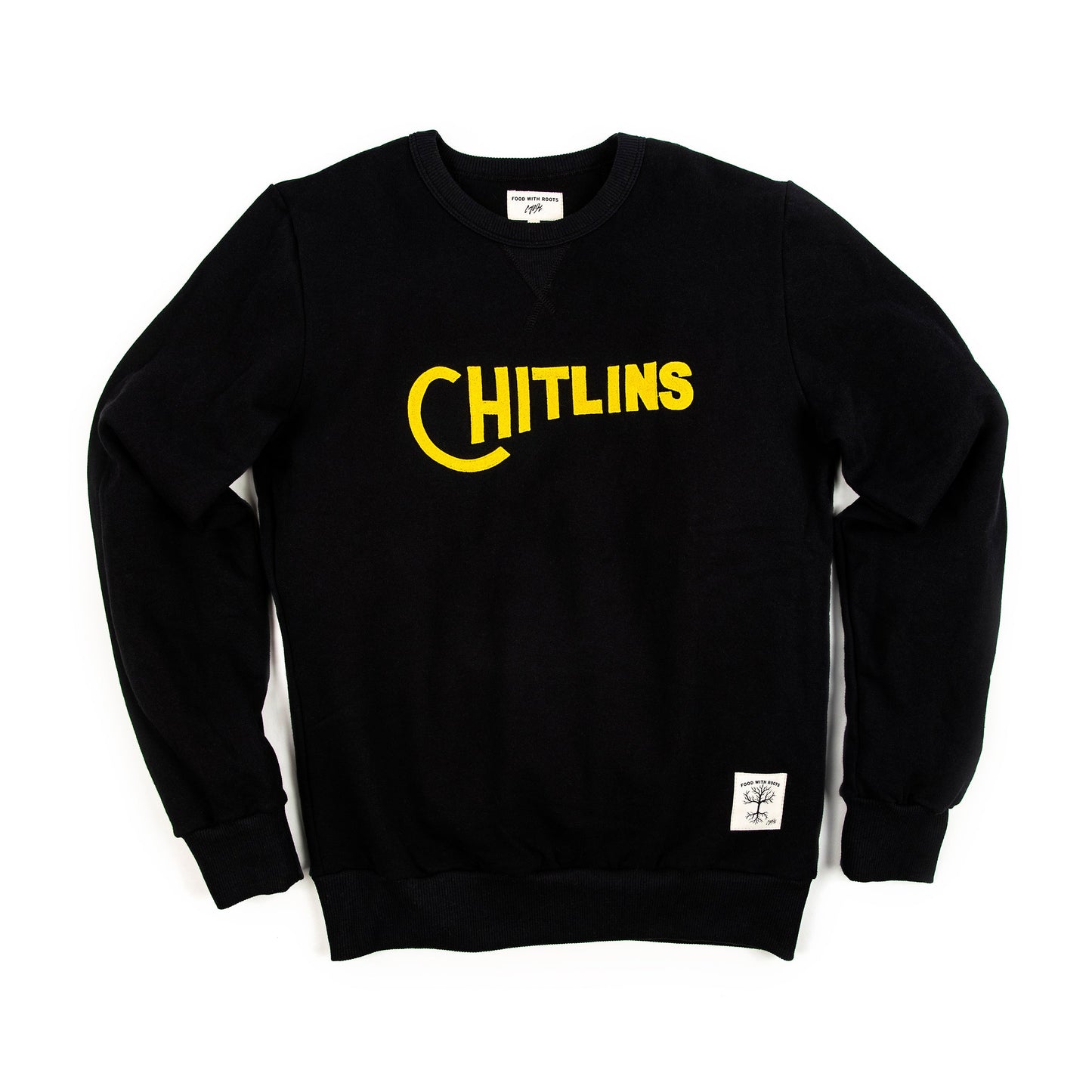 Cotton Club - Chitlins Sweatshirt in Black & Gold - Korvel