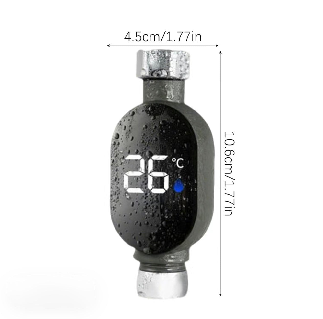 Monitor de Ducha AquaTemp - Medidor de Temperatura Inteligente