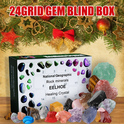Boîte Surprise 24 Compartiments - Cadeau de Noël Vert