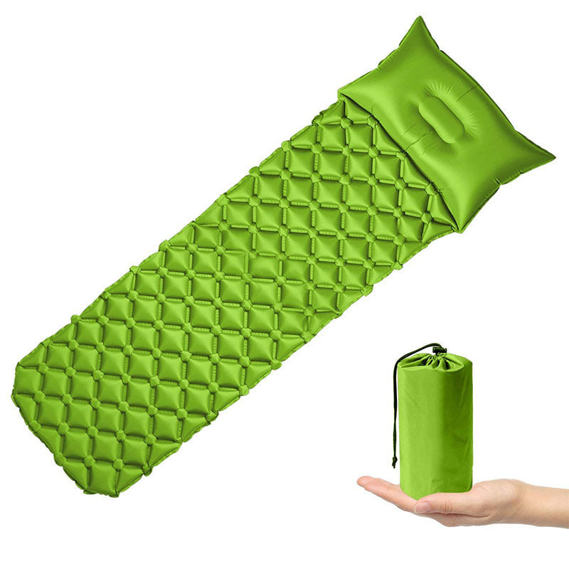 Colchón Inflable Camping Premium con Almohada