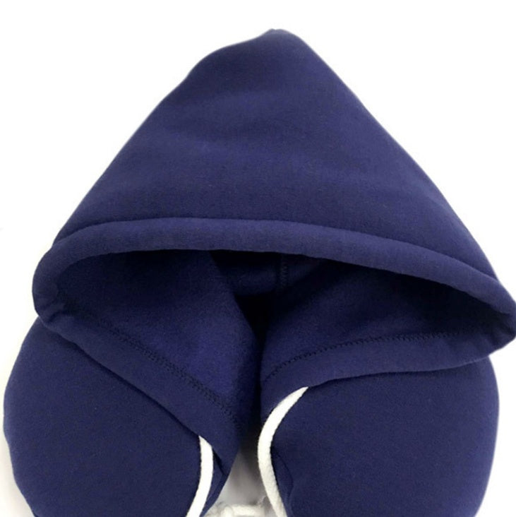 Travel Hooded U-Shaped Pillow for Comfort Anywhere