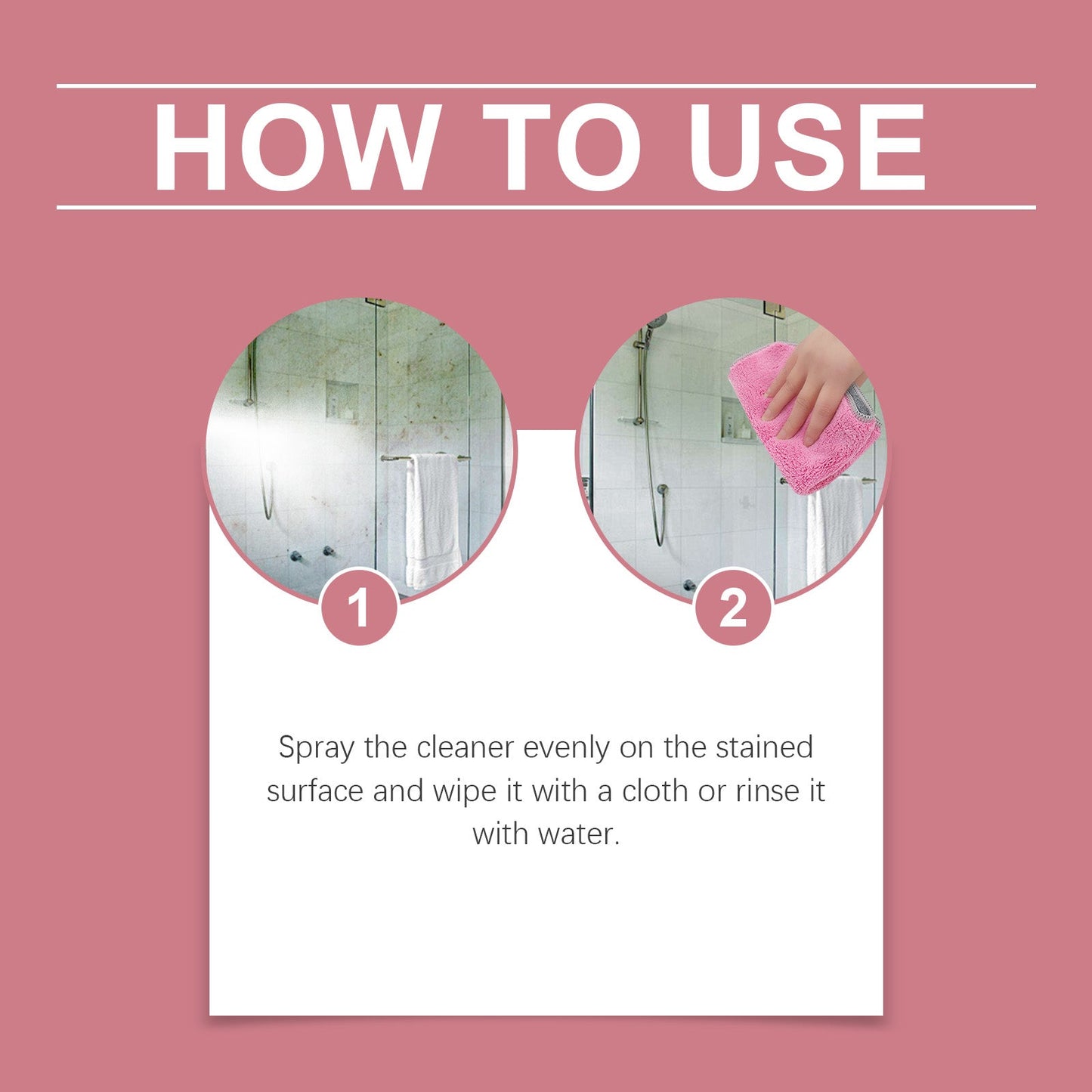 Premium Bathroom Water Stain Remover