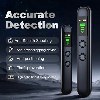 T66 GPS Tracker Detector Multifunctional Infrared Anti-Positioning Anti-Eavesdropping Tracking Scanning Camera Detector for Car - Korvel