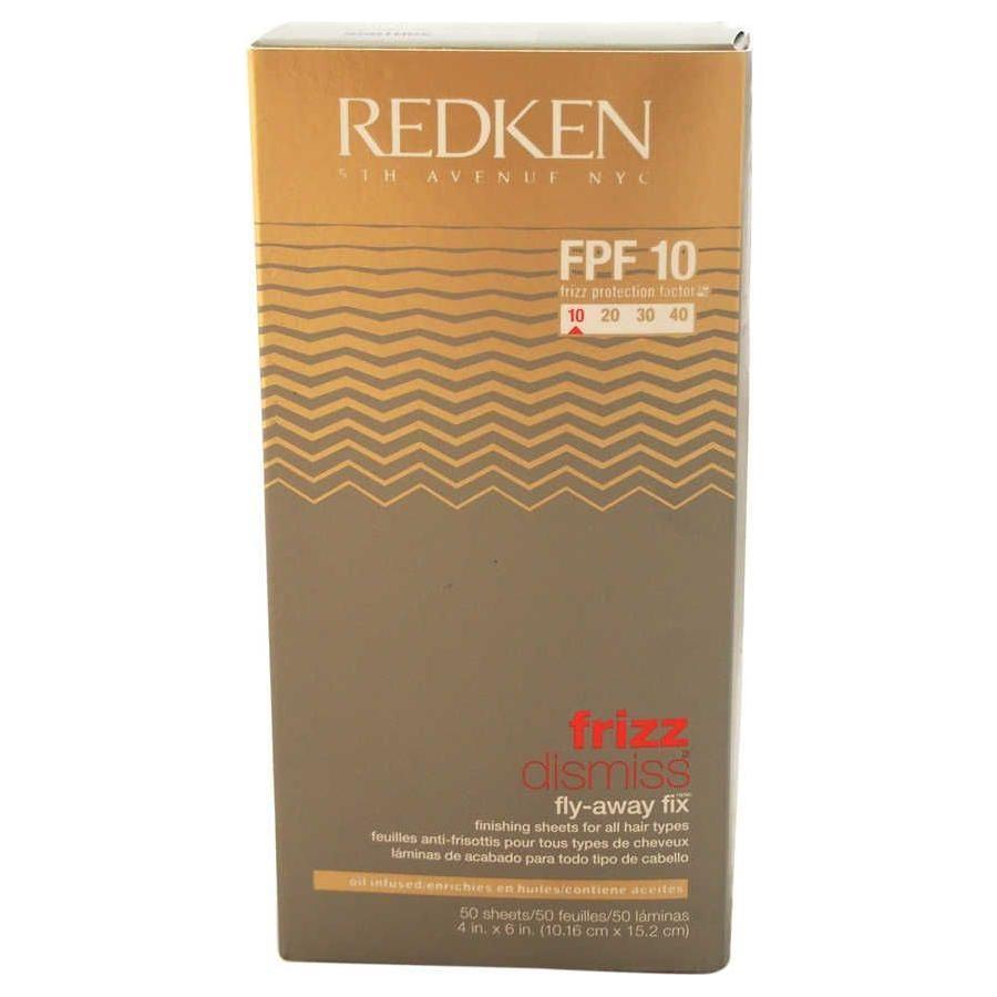 Redken Frizz Dismiss FPF10 Fly-Away Fix Finishing Sheets - 50 Feuilles