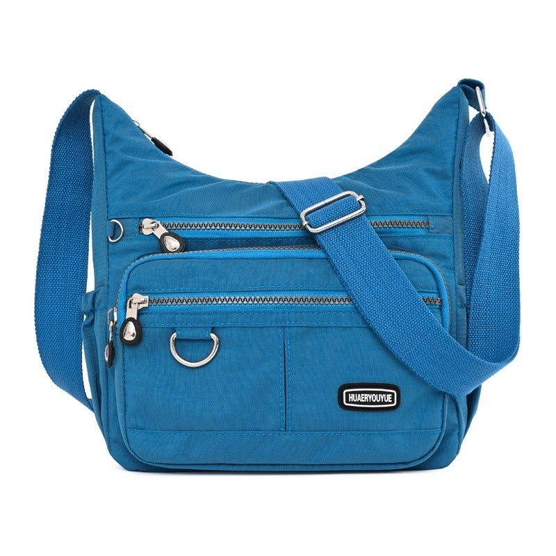 Bolso de hombro resistente al agua de nylon para mujer