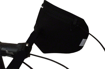 Bar Mitts Dual Position Road Pogie Handlebar Mittens - Black