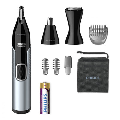 Philips Norelco Recortador de Nariz - Negro/Plata